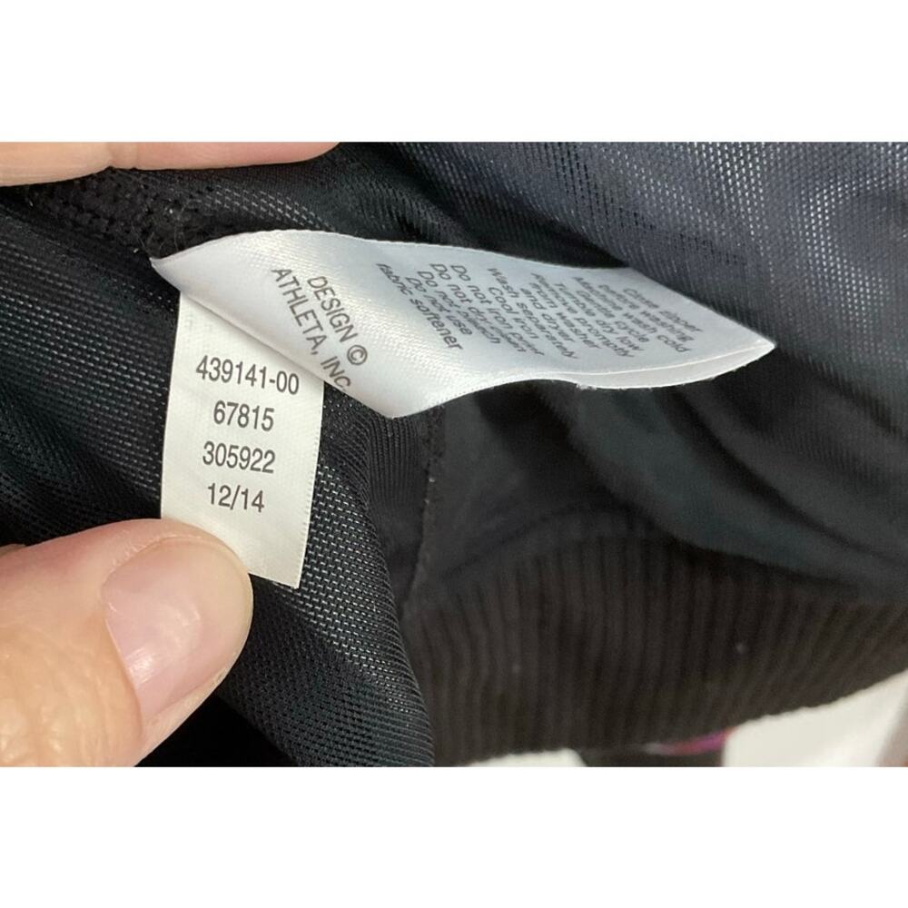 Athleta Floral Fade Bombtastic Jacket Size XS Zip Front Ribbed Trim - Picture 7 of 8